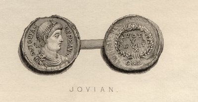 Moeda da época de Jovian de English School