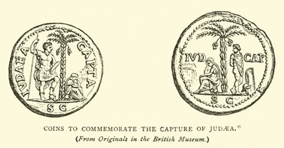 Moedas para comemorar a captura da Judéia de English School