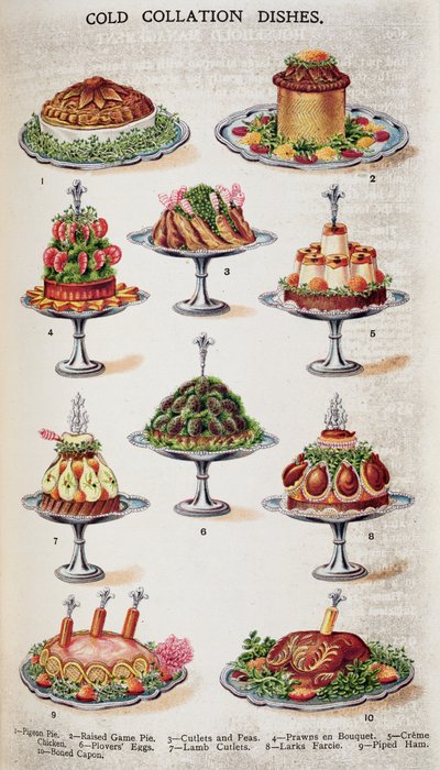 Cold Collation Dishes, de 