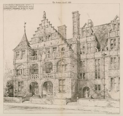 Jardins de Collingham, Kensington, Londres de English School