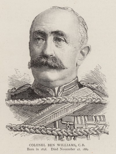 Coronel Ben Williams, CB (gravura) de English School