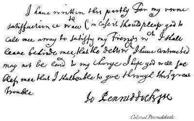 Coronel Penruddock de English School
