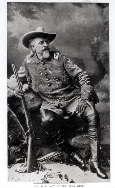 Coronel William Frederick Cody, também conhecido como Buffalo Bill, 1903 de English School