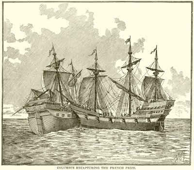 Columbus recapturando o prêmio francês de English School