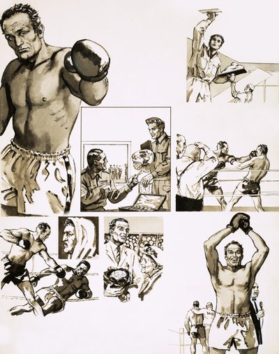 Biografia em quadrinhos de Henry Cooper de English School