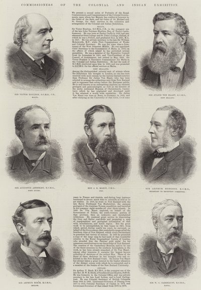 Comissários da Exposição Colonial e Indiana (gravura) de English School