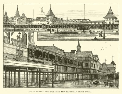 Coney Island, o Iron Pier e o Manhattan Beach Hotel de English School