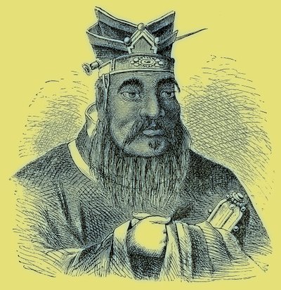 Confúcio, ilustração da história ilustrada do mundo, publicado c.1880 (imagem digital melhorada) de English School