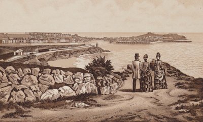 Cornualha: São Ives do Sul (litho) de English School