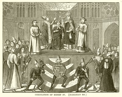 Coroação de Henrique IV. (Harleian Ms) de English School