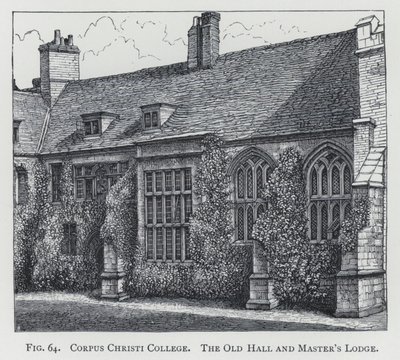 Corpus Christi College, Old Hall e Master&39;s Lodge de English School