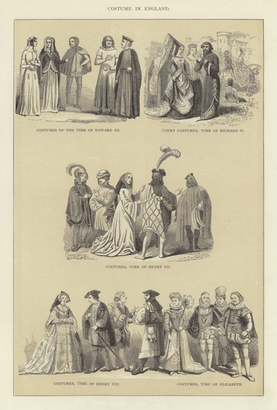 Traje na Inglaterra de English School
