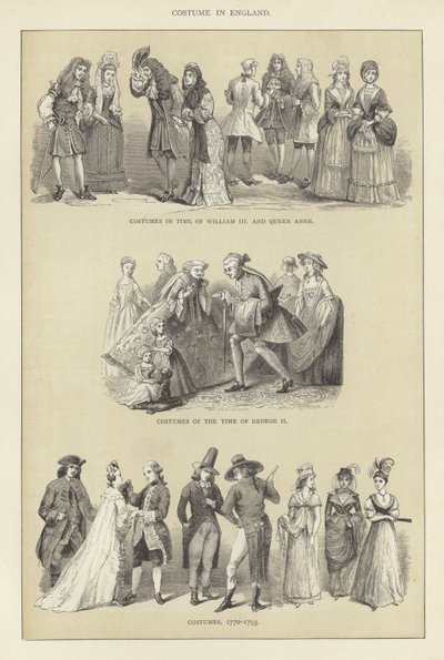Traje na Inglaterra de English School