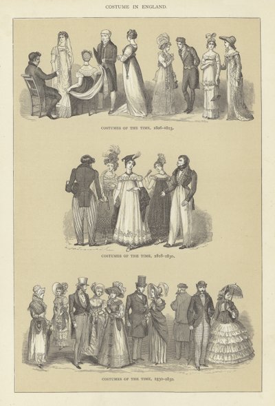 Traje na Inglaterra de English School