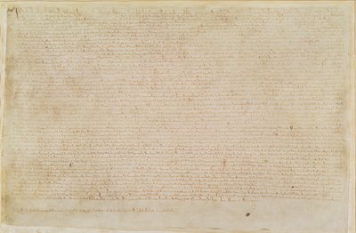 Algodão Augustus II 106 Magna Carta de English School
