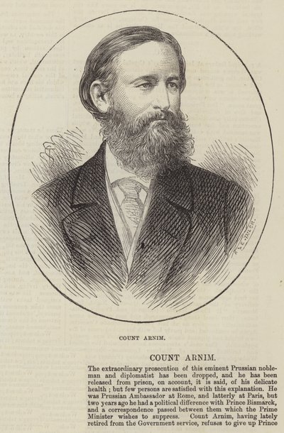 Conde Arnim (gravura) de English School