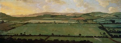 Country Rodada Dixton Manor, c.1725 de English School