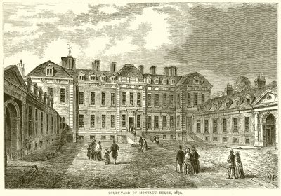 Pátio da Casa Montagu, 1830 de English School