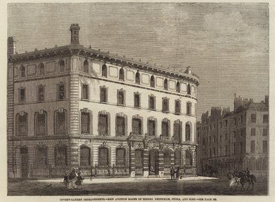 Melhorias em Covent Garden - Novas salas de leilão de Debenham, Storr e Sons de English School