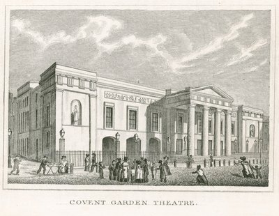 Covent Garden Theatre, em Londres de English School