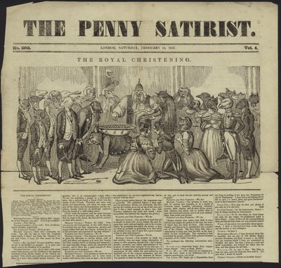 Capa de The Penny Satirist de English School