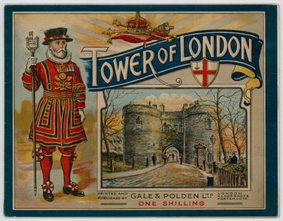 Capa do guia para a Torre de Londres de English School