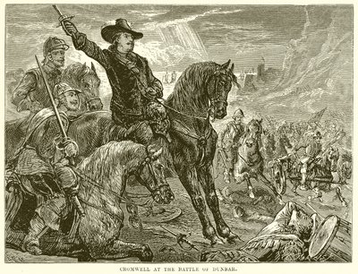 Cromwell na Batalha de Dunbar de English School