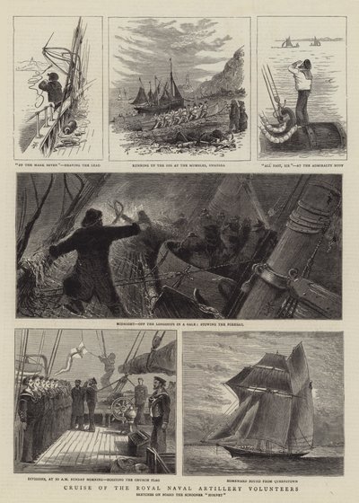 Cruzeiro dos Voluntários da Real Artilharia Naval (gravura) de English School