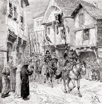 Cruzados em rota para a Terra Santa de English School