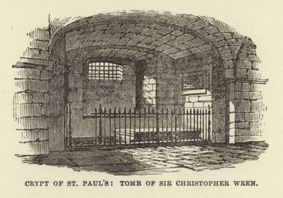 Cripta de São Paulo, Túmulo de Sir Christopher Wren de English School