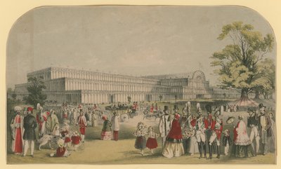Palácio de cristal, Hyde Park, Londres de English School
