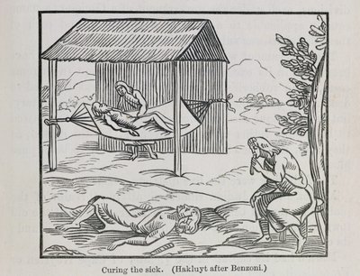 Cura do Doente, de &39;Santo Domingo Past and Present&39; de Samuel Hazard, pub.1873 (gravura) de English School