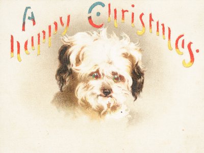 Cachorro fofinho! Cartão de Natal de English School