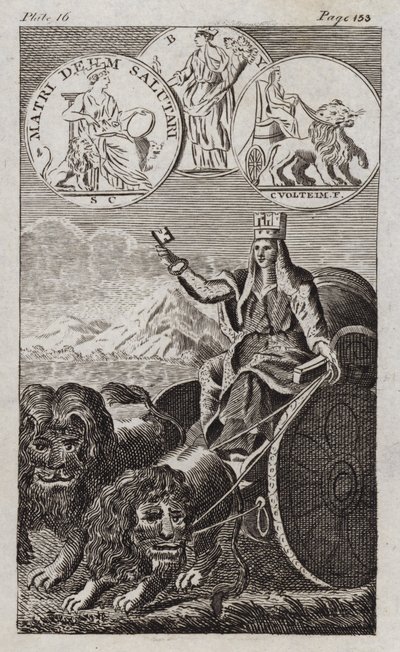 Cybele (gravura) de English School