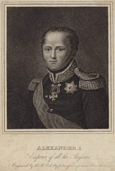 Czar Alexandre I da Rússia de English School