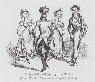 A dançar: A Quadrilha, Figura 4, La Trenise (litho) de English School
