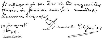 Daniel Elzevier de English School