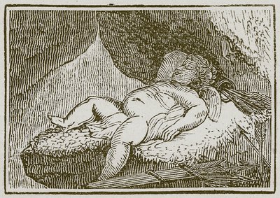 Morte e Cupido (gravura) de English School