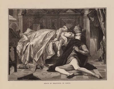 Morte de Francesca de Rimini (gravura) de English School