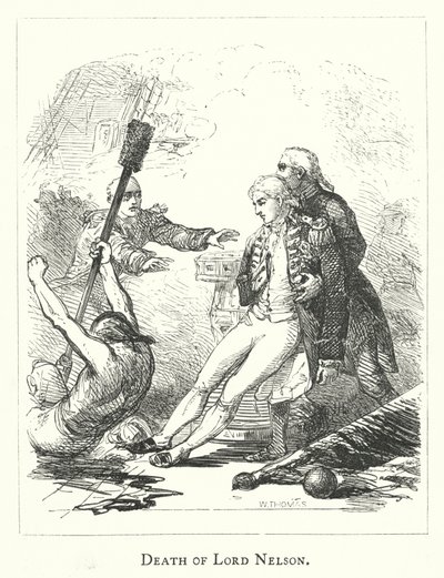 Morte de Lord Nelson (gravura) de English School