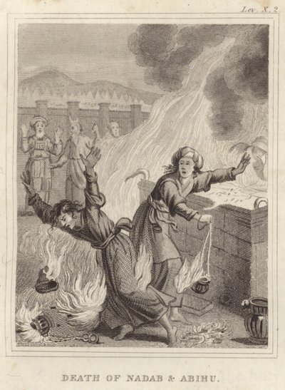 Morte de Nadab e Abihu de English School