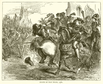 Morte de Wat Tyler, 1381 de English School