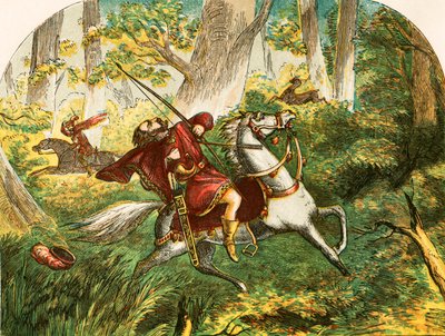 Morte de William Rufus de English School