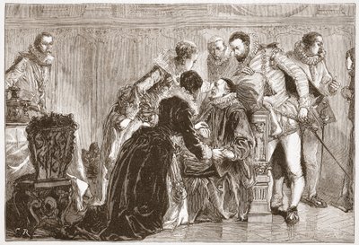 Morte de Guilherme o Silencioso, Príncipe de Orange, ilustração de 