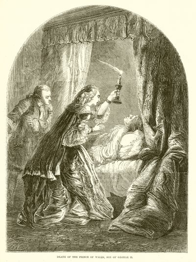 Morte do Príncipe de Gales, Filho de George II de English School