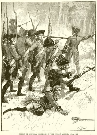 Derrota do general Braddock na emboscada indiana de English School