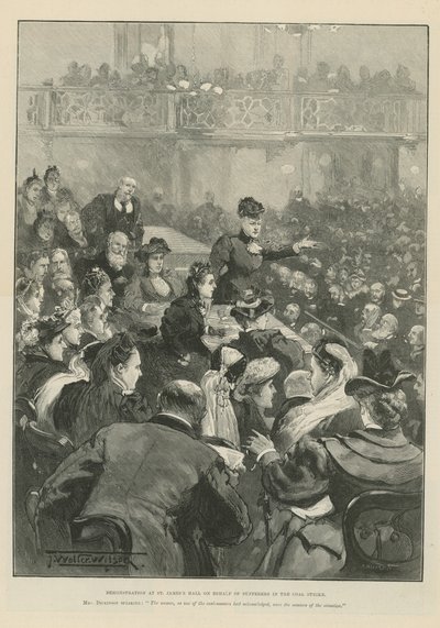 Demonstração no St Jamess Hall de English School