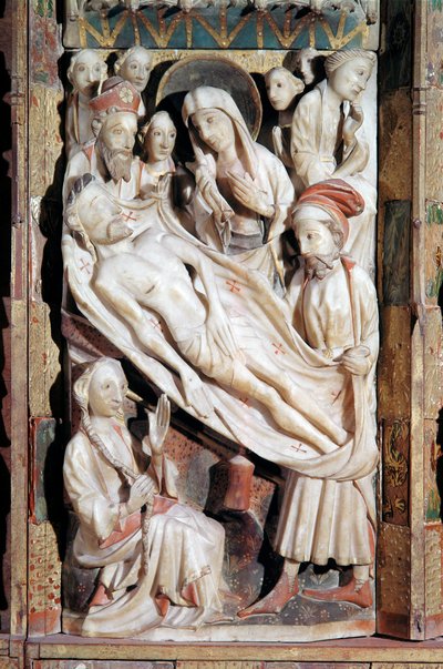 Deposição, Polyptych da paixão (alabastro de alabastro de English School