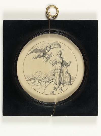 Design para uma medalha em comemoração à Batalha de Blenheim de English School