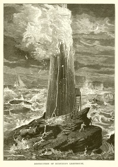 Destruição do farol de Rudyerds de English School
